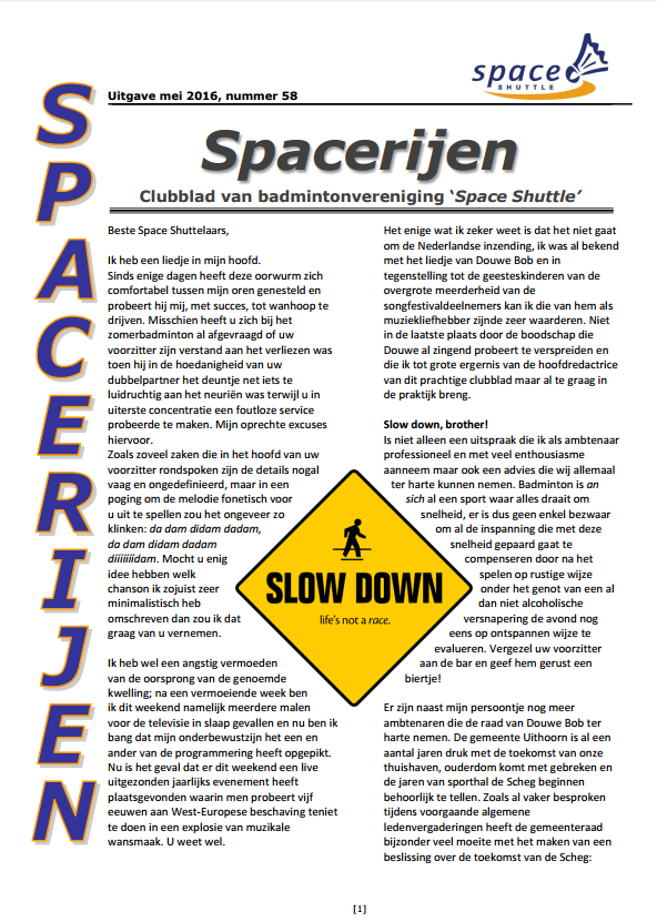 spacerijen voorblad